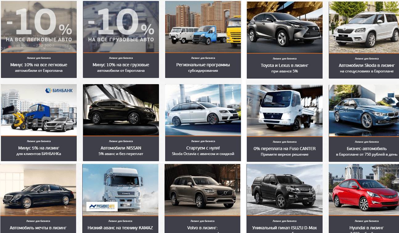 Лизинг для организаций