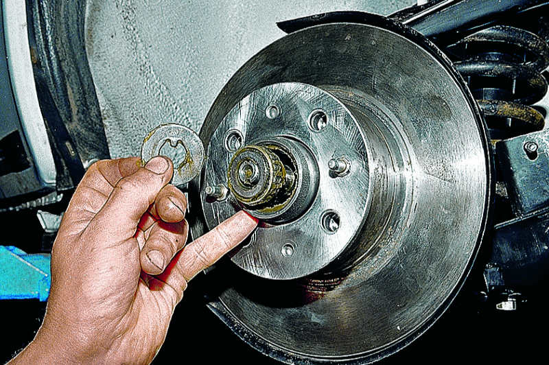 Признаки износа подшипника Ступица переднего колеса