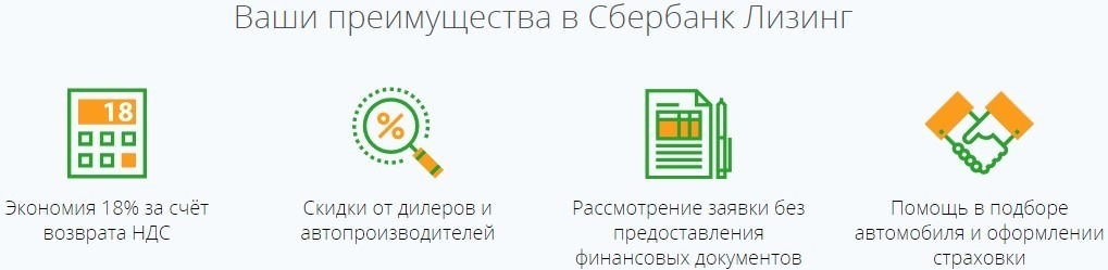 лизинг сбербанк для юридических лиц