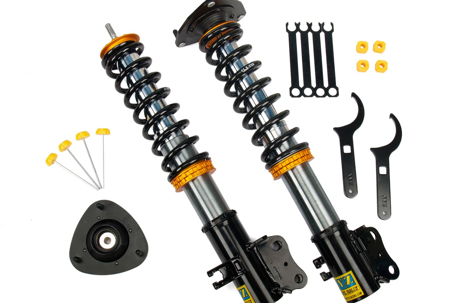 Устройство стоек Передние стойки амортизаторов