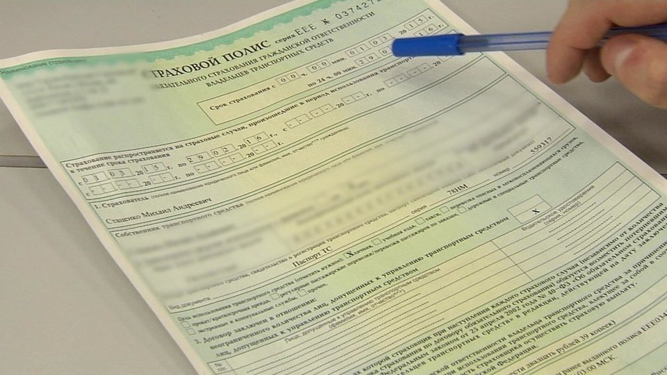Бланк страхового полиса Сколько стоит ОСАГО?