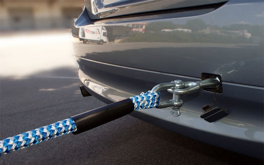 Буксировочный трос Запуск с буксира