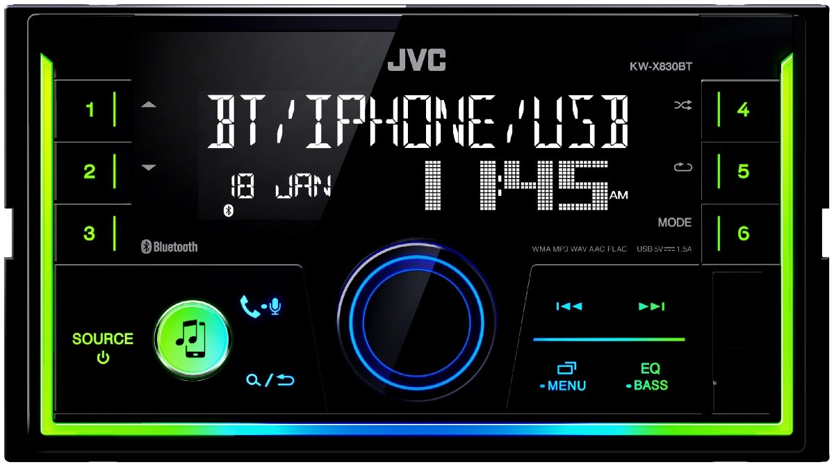 JVC KW-X830BT Автомагнитола JVC KW-X830BT