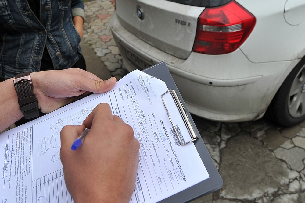 Осмотр транспортного средства Независимая экспертиза