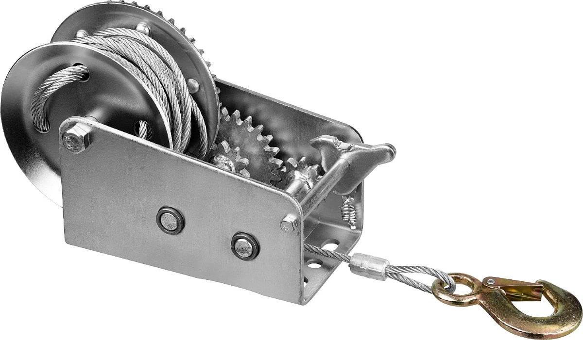 Лебедка с несколькими шестернями Барабанная лебедока