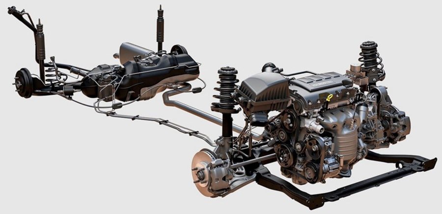 Подвеска с трансмиссией Ходовая часть