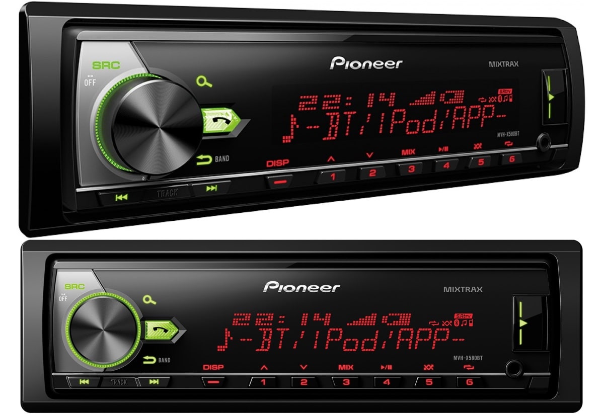 Pioneer MVH-X580BT Автомагнитола Pioneer MVH-X580BT