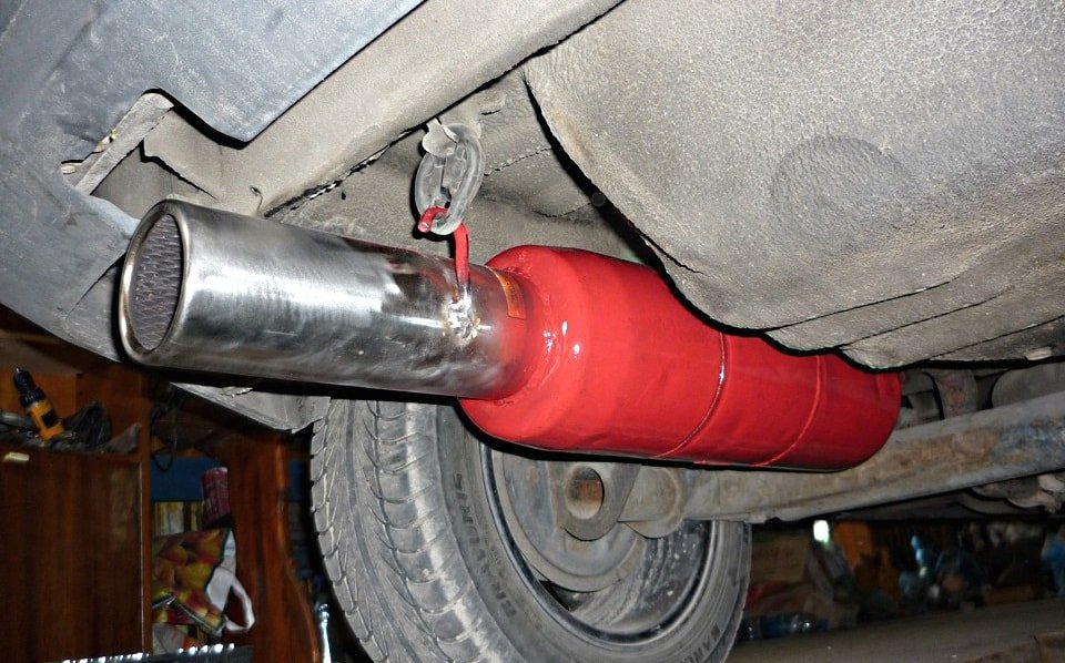 Глушитель из порошкового огнетушителя