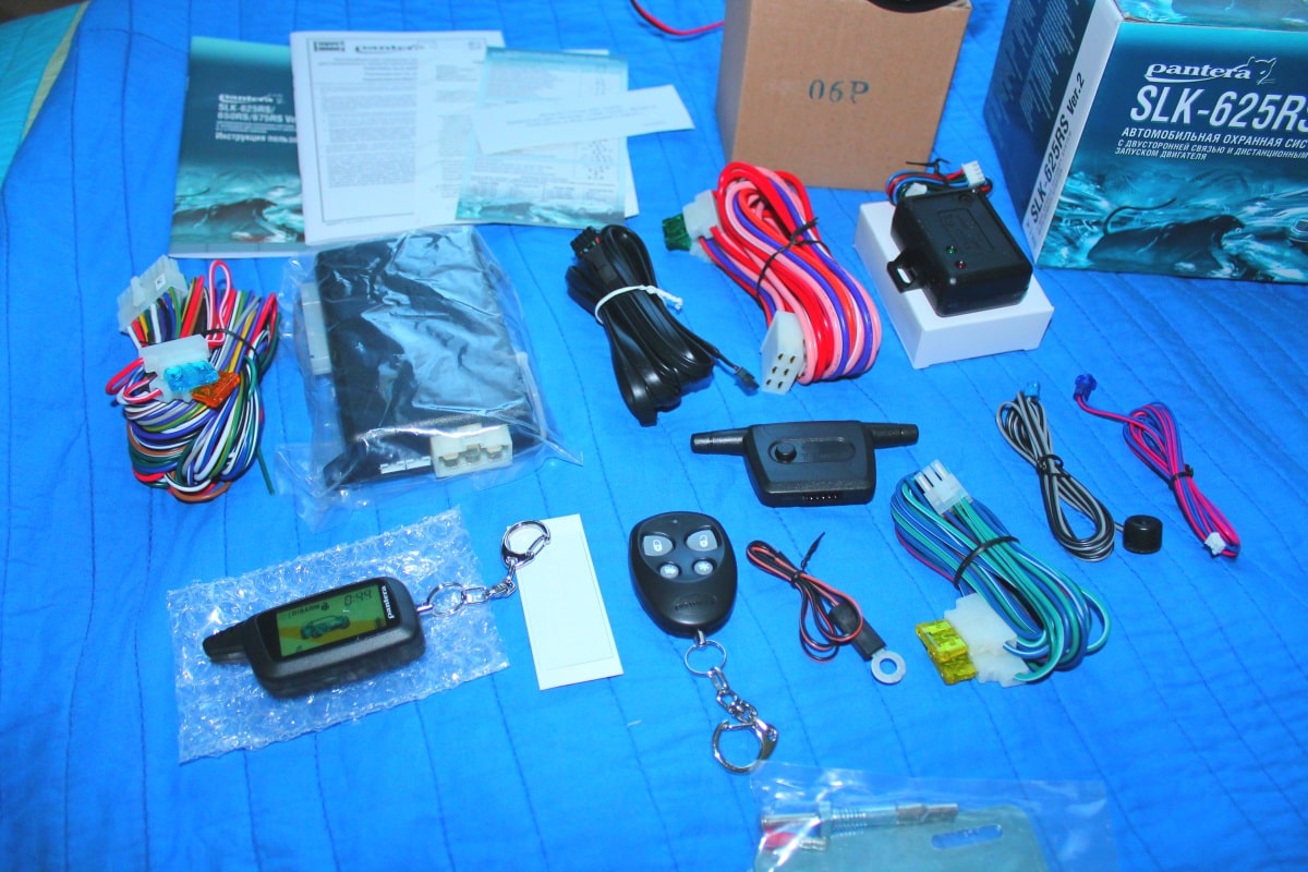Комплект сигнализации Pantera Стандартная комплектация сигнализации Pantera
