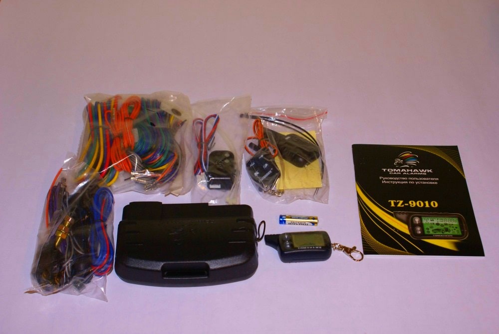 Комплект автосигнализации «Томагавк» Комплектация сигнализации Tomahawk