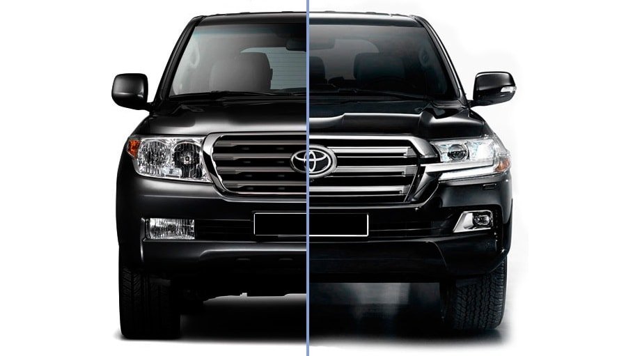 Рестайлинговые изменения Ленд Крузер Особенности рестайлинга