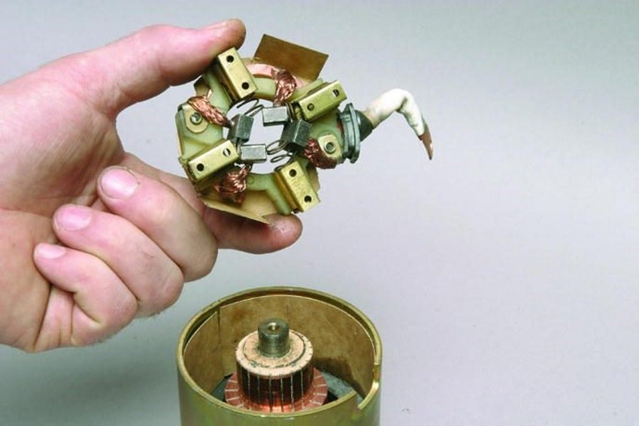 Замена щеток Неисправность щеток