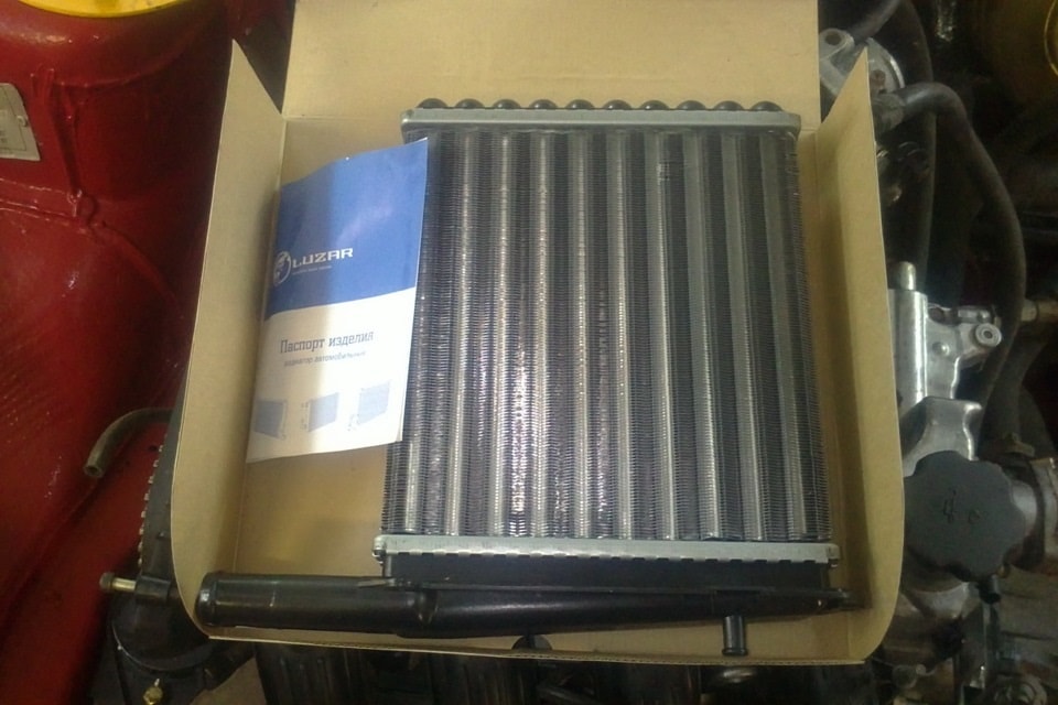 Новый радиатор Причины неполадок с печкой