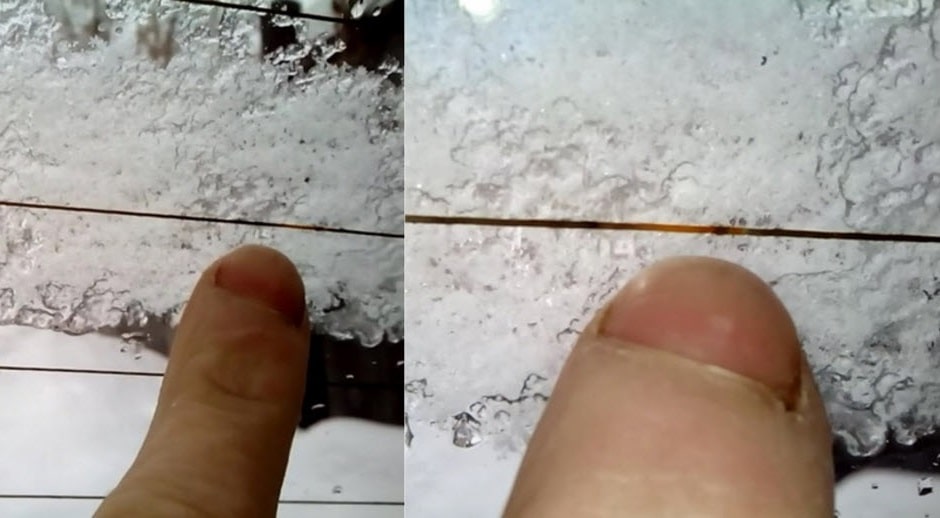 Повреждение нити обогрева заднего стекла Нити