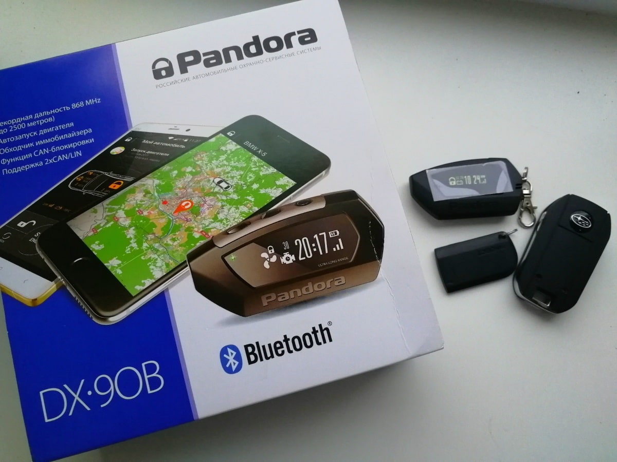 Упаковка Pandora DX 90B Сигнализация Pandora DX 90B