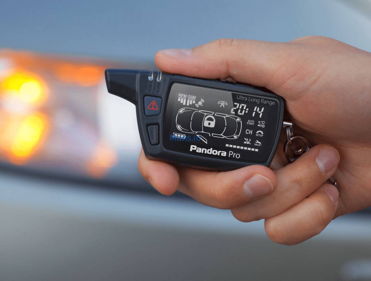 Брелок Pandora Особенности автосигнализации Pandora