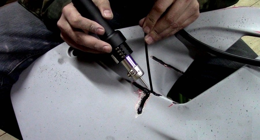 Склеивание паяльником Паяльник для пластмассы