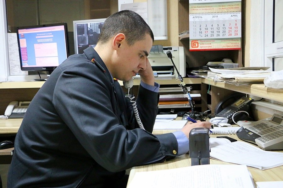 Сигнал оперативному дежурному Поступление сигнала о взломе