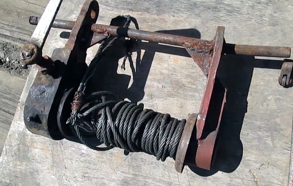 Простая барабанная лебедка Необходимые детали и оборудование