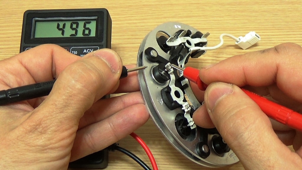 Проверка диодов Проверка диодного моста генератора