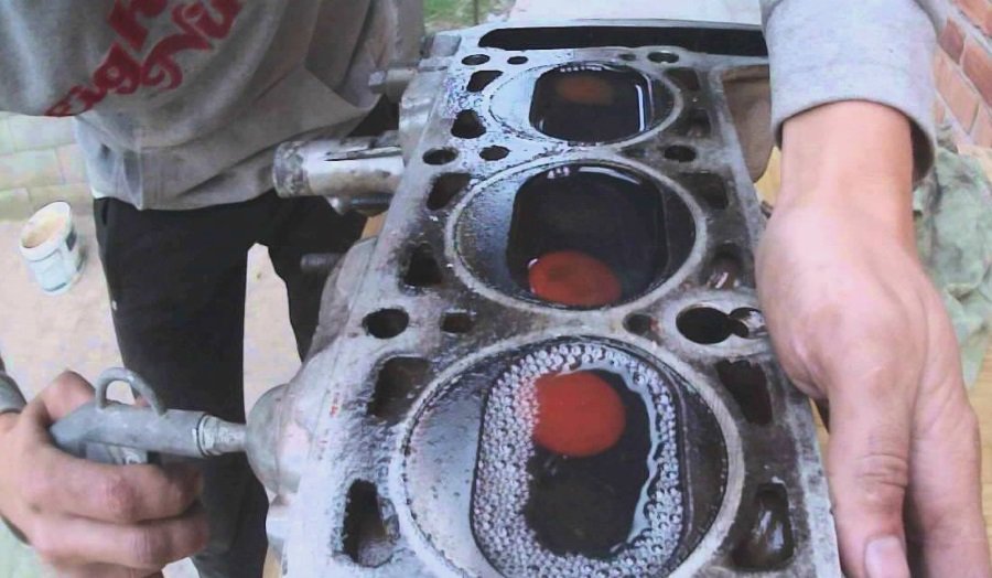 Проверка клапанов Проверка герметичности клапанов