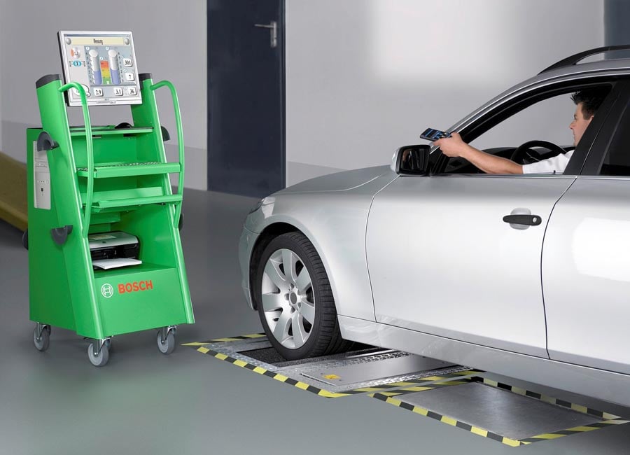 Диагностика на стенде Проверка амортизаторов на стенде