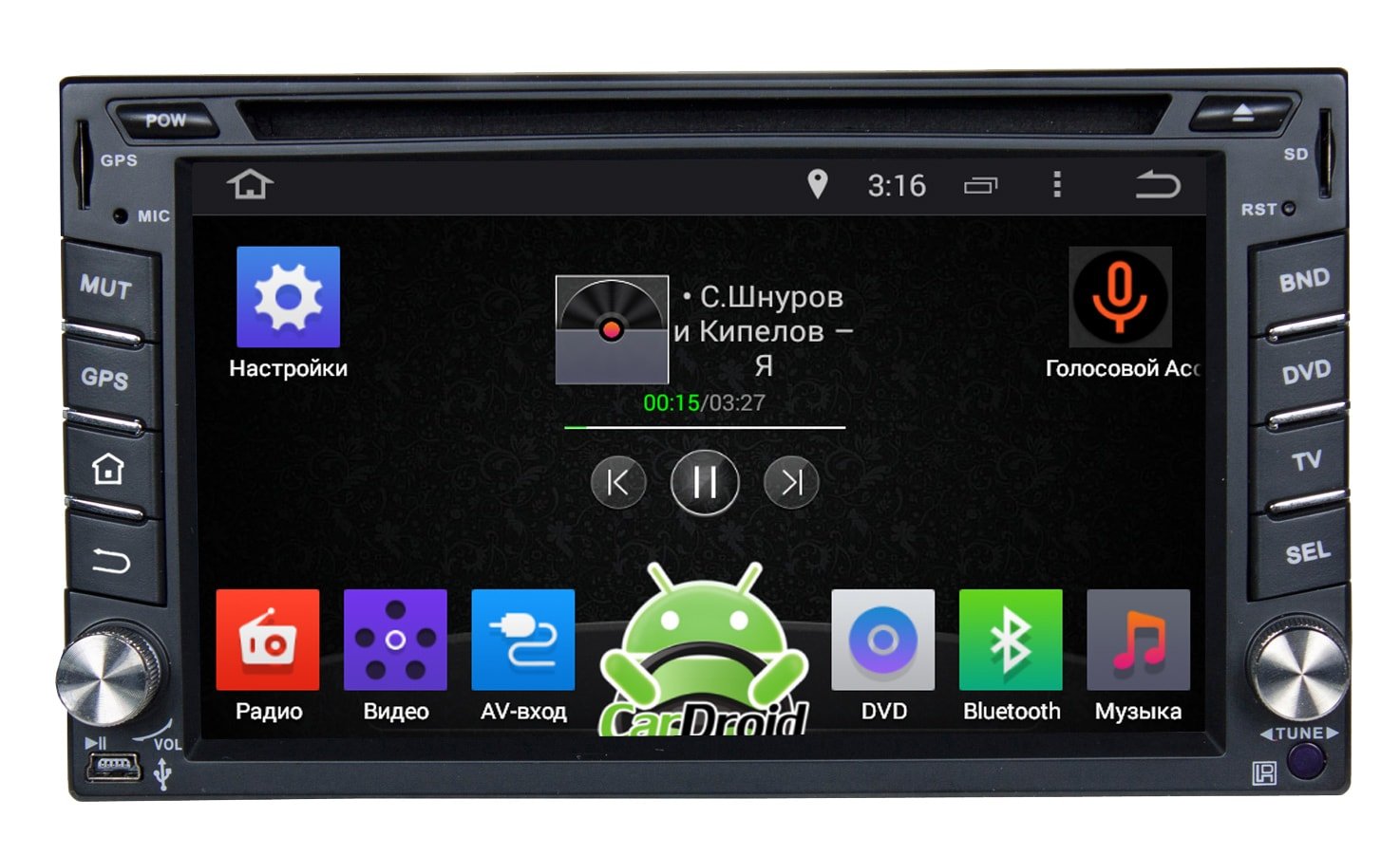 Магнитола 2DIN Размеры магнитолы