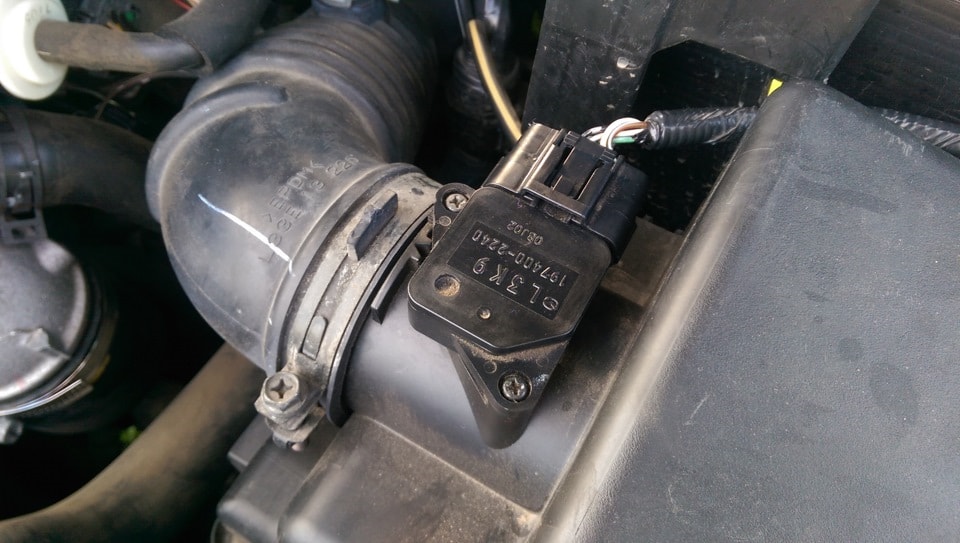 Расположение датчика МРВ Расположение датчика