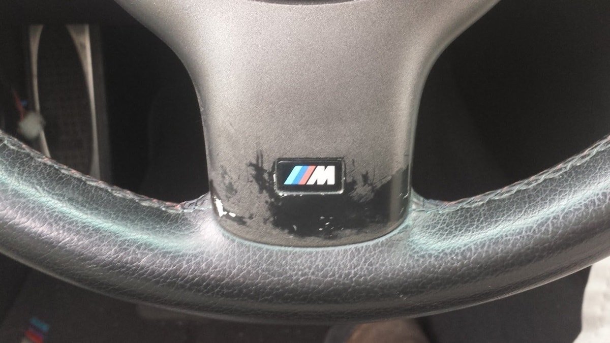 Потертости руля Пробег по состоянию руля