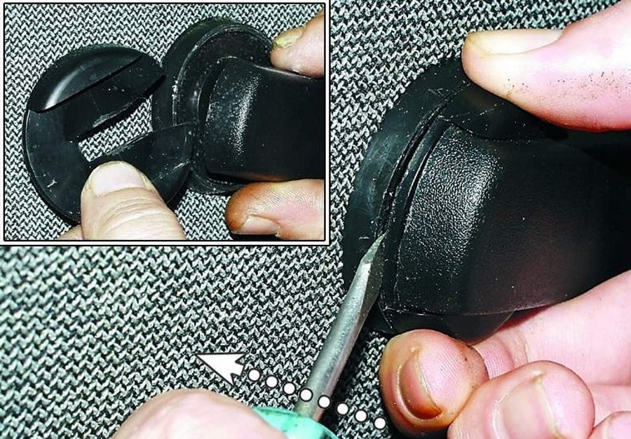 Снятие ручки Как снять ручку стеклоподъемника ВАЗ 2107?