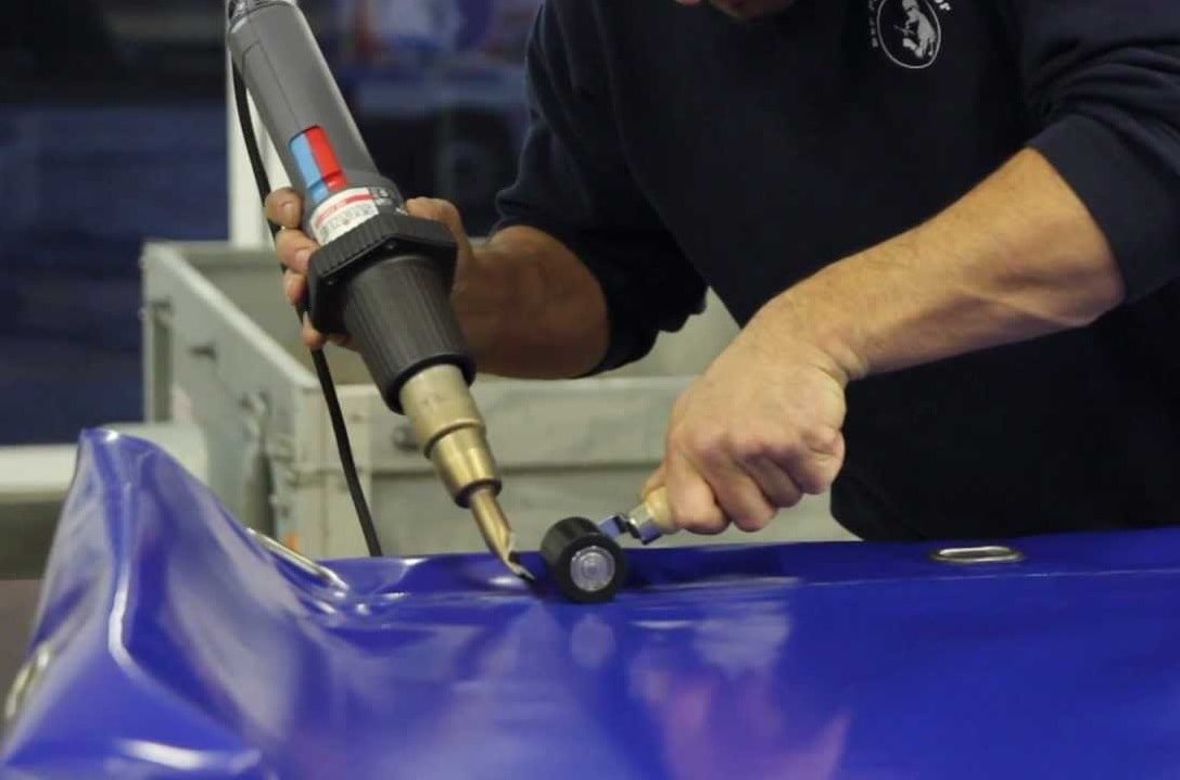 Устранение мелкой трещины Пайка с армированием