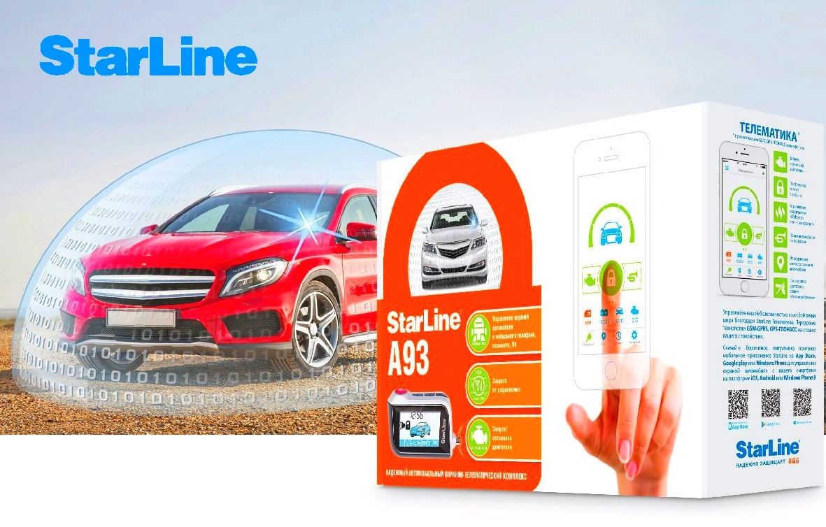 Сигнализация Старлайн А93 Комплектация Старлайн А93
