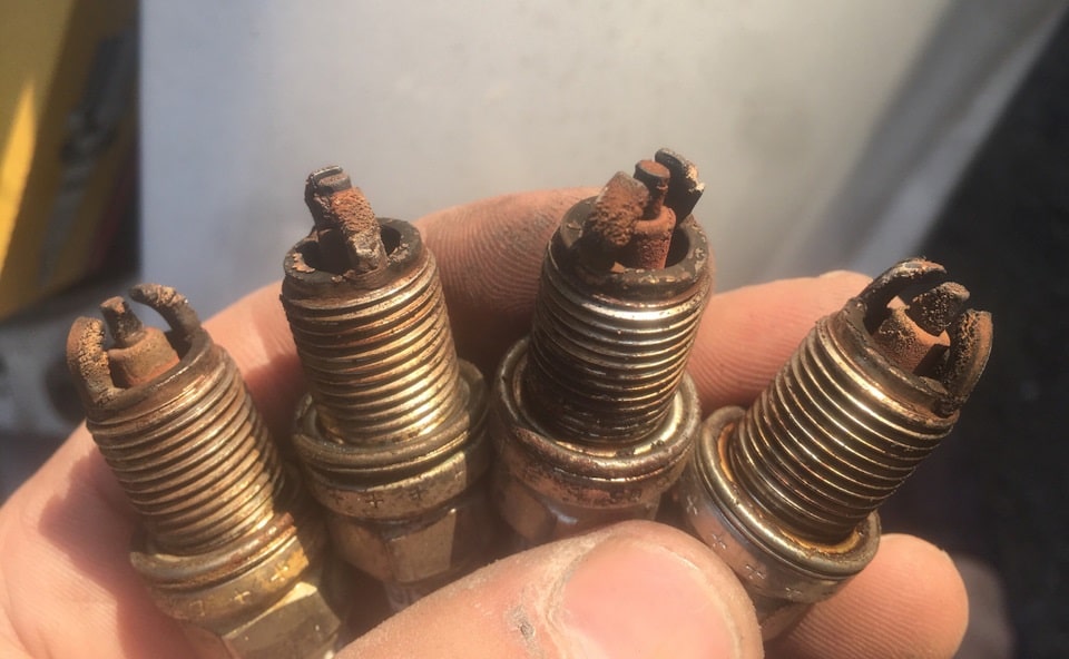 Износ свечей Свечи зажигания