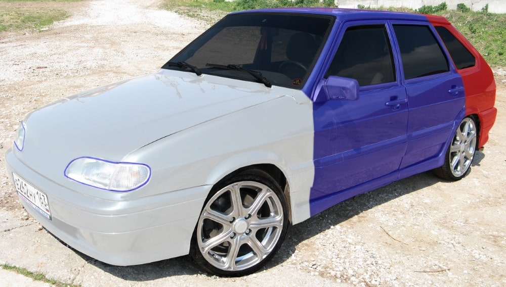 Комбинированная окраска Цветовые вариации окраски кузова