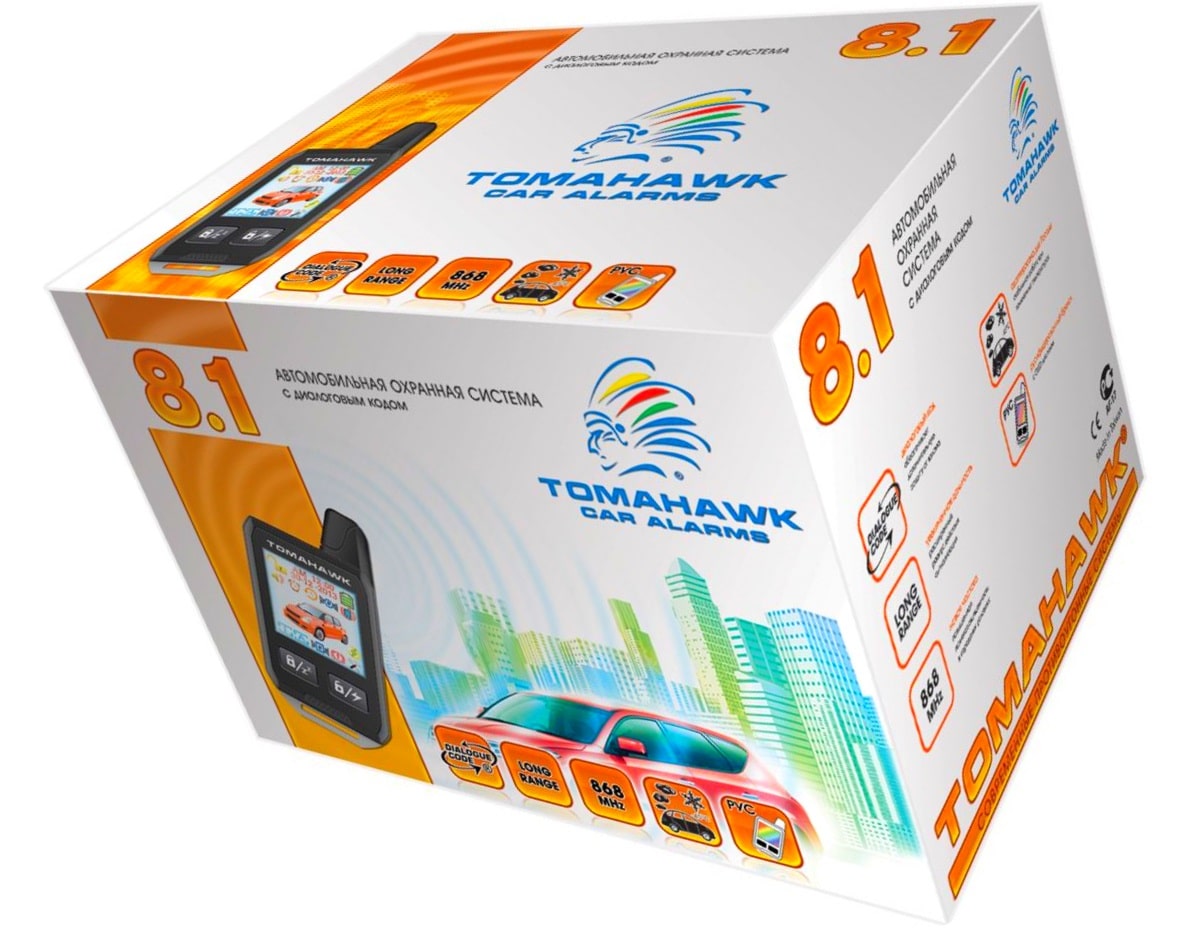 TOMAHAWK 8.1 Сигнализация TOMAHAWK 8.1