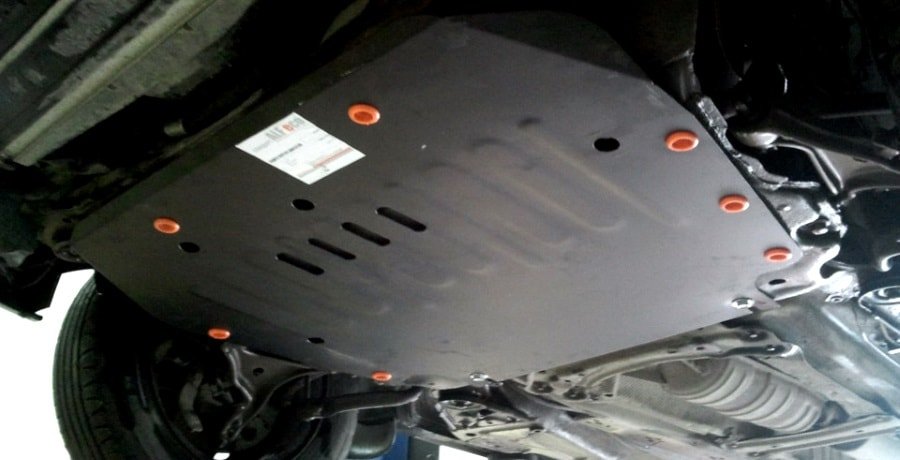 Стальная штампованная защита поддона Особенности защиты