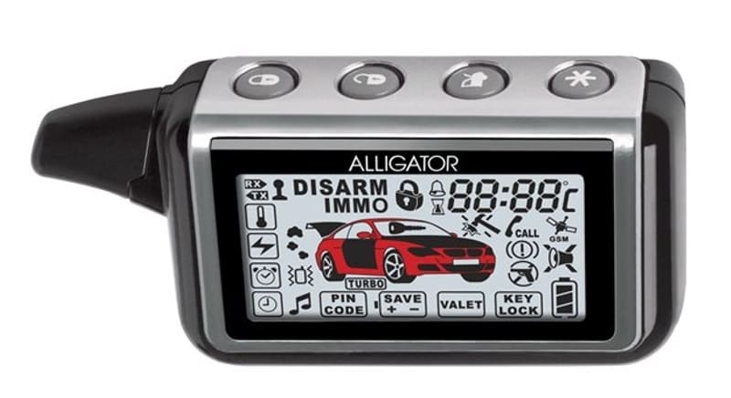 Сигнализация с дисплеем Виды сигнализаций Аллигатор