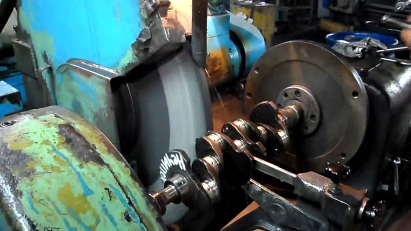 Шлифовка коленчатых валов Проведение работ